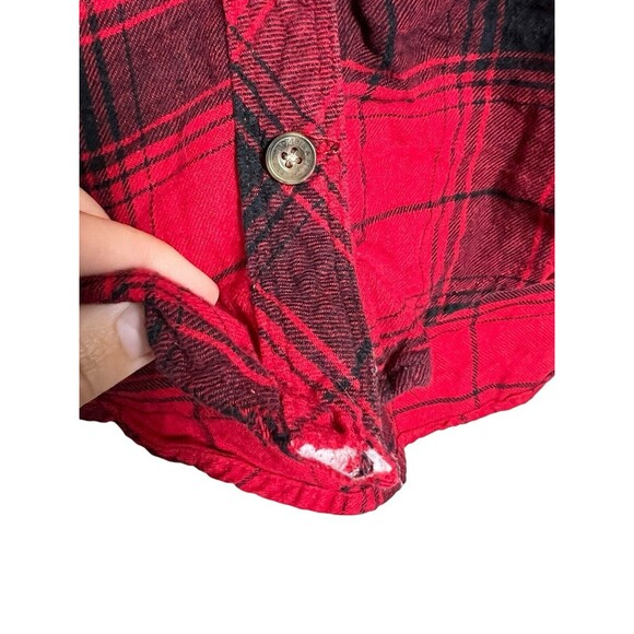 Abercrombie & Fitch Womens Top Size M Light Flannel Plaid Button-Up Cottage/Fall - Picture 7 of 11